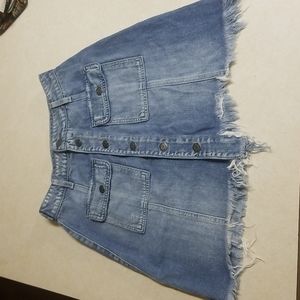 ~Hidden Jeans~ Light Wash Mini-Skirt size small